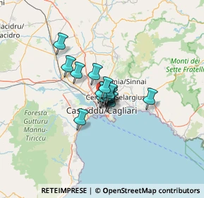 Mappa Asse Mediano di Scorrimento, 09121 Cagliari CA, Italia (7.072)