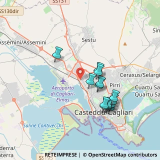 Mappa Via Dell` Autonomia, 09122 Elmas CA, Italia (3.74462)