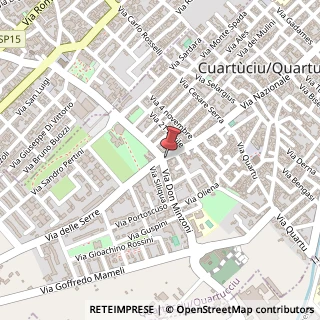Mappa Via Don Minzoni, 2, 09044 Quartucciu, Cagliari (Sardegna)