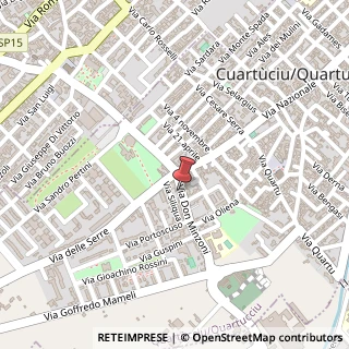 Mappa Via Don Minzoni, 11, 09044 Quartucciu, Cagliari (Sardegna)