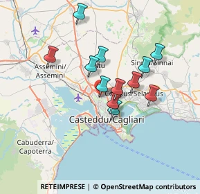 Mappa Via Carpaccio, 09121 Cagliari CA, Italia (6.235)
