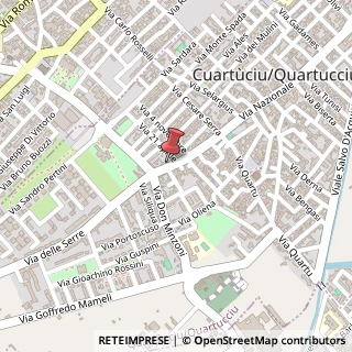 Mappa Via Nazionale, 14/A, 09044 Quartucciu, Cagliari (Sardegna)