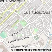 Mapa Quartucciu