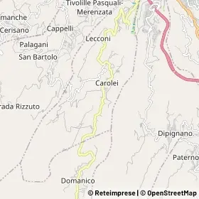Mappa Carolei