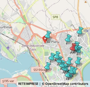 Mappa Via Francesco Borromini, 09121 Cagliari CA, Italia (2.951)