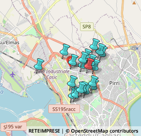 Mappa Via Francesco Borromini, 09121 Cagliari CA, Italia (1.4505)