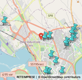 Mappa Via Francesco Borromini, 09121 Cagliari CA, Italia (2.88929)