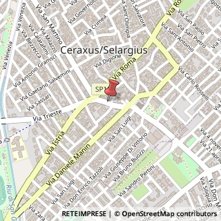 Mappa Via s. lussorio 48, 09047 Selargius, Cagliari (Sardegna)