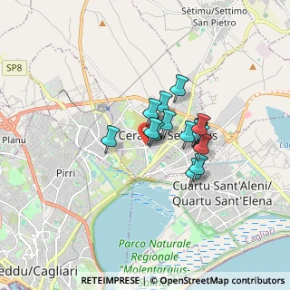 Mappa Via dei Ginepri, 09047 Selargius CA, Italia (1.26067)