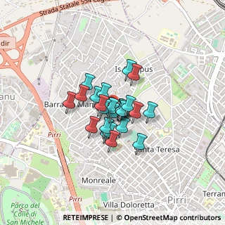 Mappa Via Benvenuto Lobina, 09134 Cagliari CA, Italia (0.252)
