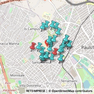 Mappa Via Antonio Segni, 09134 Cagliari CA, Italia (0.35862)