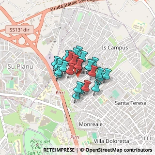 Mappa Via Gabriele D'Annunzio, 09134 Cagliari CA, Italia (0.25786)