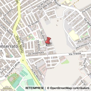 Mappa Piazza Gentile da Fabriano, 3, 09042 Monserrato, Cagliari (Sardegna)