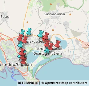 Mappa Via Giofra, 09044 Quartucciu CA, Italia (3.83111)