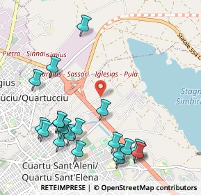 Mappa Via Vincenzo Cogoni, 09045 Quartu Sant'Elena CA, Italia (1.35)
