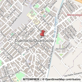 Mappa Via Nazionale, 164, 09044 Quartucciu, Cagliari (Sardegna)