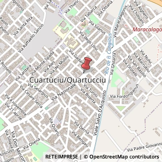 Mappa Via Nazionale, 170/A, 09044 Monastir, Medio Campidano (Sardegna)