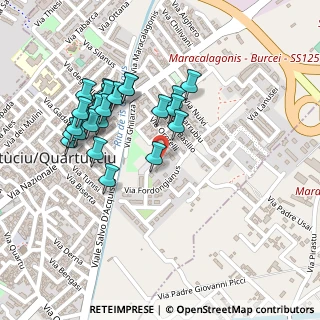 Mappa Via Solarussa, 09044 Quartucciu CA, Italia (0.25)