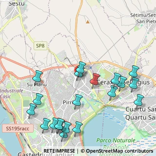 Mappa Via Tonara, 09042 Monserrato CA, Italia (2.863)