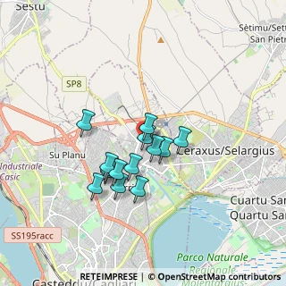 Mappa Via Tonara, 09042 Monserrato CA, Italia (1.47571)