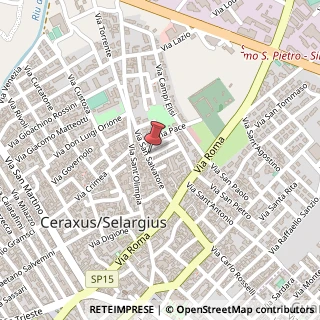 Mappa Via San Salvatore, 1, 09047 Selargius, Cagliari (Sardegna)