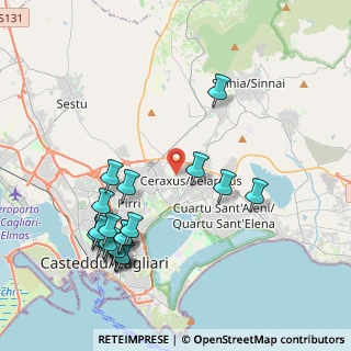 Mappa 09047 Selargius CA, Italia (5.007)