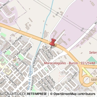 Mappa Via Bosa, 09044 Quartucciu, Cagliari (Sardegna)