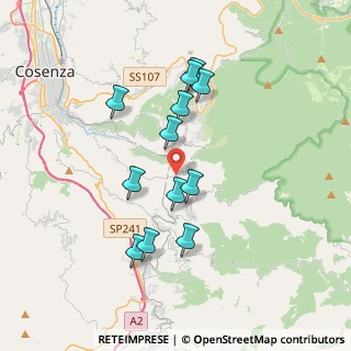Mappa SP217, 87050 Cosenza CS, Italia (3.60417)