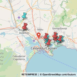 Mappa Via della Rinascita, 09122 Cagliari CA, Italia (7.73769)