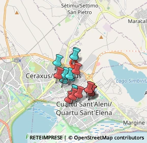 Mappa Via Sorso, 09044 Quartucciu CA, Italia (1.3725)