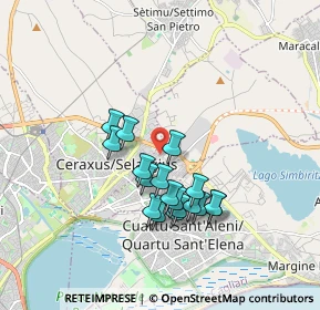 Mappa Via Sorso, 09044 Quartucciu CA, Italia (1.63167)
