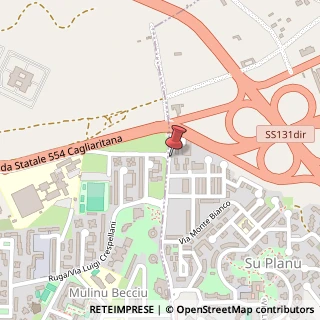 Mappa Via Piero della Francesca, 53, 09047 Selargius, Cagliari (Sardegna)