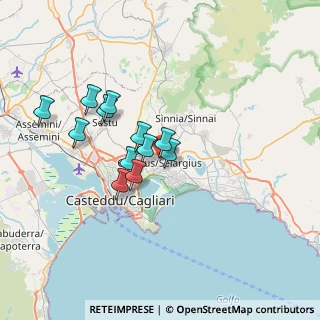 Mappa Via Sant'Olimpia, 09047 Selargius CA, Italia (6.22917)