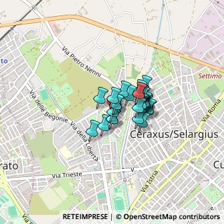 Mappa Via Palmas, 09047 Selargius CA, Italia (0.24296)