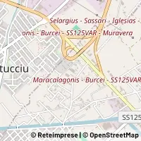 Mapa Quartu Sant'Elena