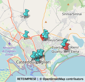 Mappa Via Cincinnato, 09042 Monserrato CA, Italia (3.785)