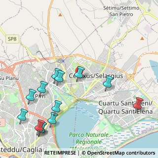 Mappa Via IV Novembre, 09047 Selargius CA, Italia (2.93231)