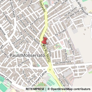 Mappa Via Riu Mortu, 84, 09042 Monserrato, Cagliari (Sardegna)