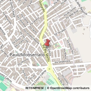 Mappa Via Riu Mortu, 103, 09042 Monserrato, Cagliari (Sardegna)