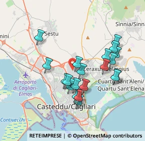 Mappa Via dei Castagni, 09134 Cagliari CA, Italia (3.68)