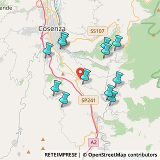 Mappa 87100 Donnici Inferiore CS, Italia (4.01333)