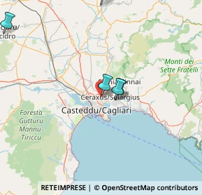Mappa Via Capo D'Orso, 09042 Monserrato CA, Italia (37.605)