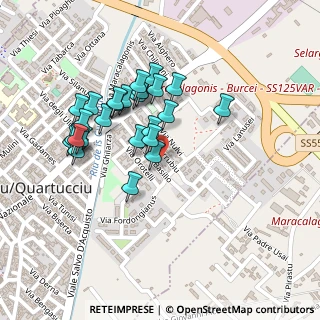 Mappa Via Marrubiu, 09044 Quartucciu CA, Italia (0.21786)