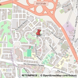 Mappa Via Cavalcanti G., 20, 09047 Selargius, Cagliari (Sardegna)