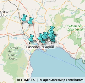 Mappa Via Stanislao Dessy, 09134 Cagliari CA, Italia (7.56182)