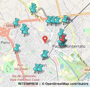 Mappa Via Stanislao Dessy, 09134 Cagliari CA, Italia (1.0725)