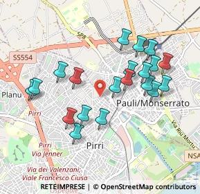 Mappa Via Stanislao Dessy, 09134 Cagliari CA, Italia (0.998)