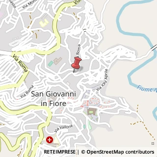 Mappa Via Florens, 2, 87055 San Giovanni in Fiore, Cosenza (Calabria)