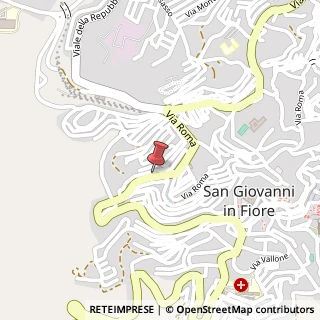 Mappa Via Antonio Gramsci, 25, 87055 San Giovanni in Fiore, Cosenza (Calabria)