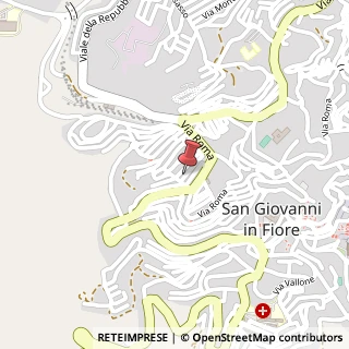 Mappa Via Francesco Petrarca, 6, 87055 San Giovanni in Fiore, Cosenza (Calabria)